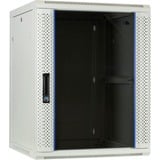 DSI 15U witte wandkast met glazen deur - DS6615W server rack Wit, 600 x 600 x 770mm