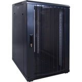 DSI 18U serverkast met geperforeerde deur - DS6818PP server rack Zwart, 600 x 800 x 1000mm