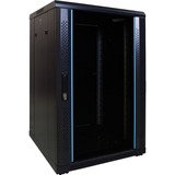 DSI 18U serverkast met glazen deur - DS6618 server rack Zwart, 600 x 600 x 1000mm