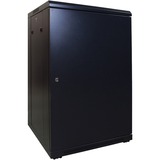 DSI 18U serverkast met glazen deur - DS6618 server rack Zwart, 600 x 600 x 1000mm
