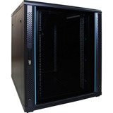 DSI 18U serverkast met glazen deur - DS8018 server rack Zwart, 800 x 1000 x 1000mm