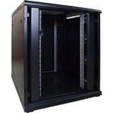 DSI 18U serverkast met glazen deur - DS8018 server rack Zwart, 800 x 1000 x 1000mm