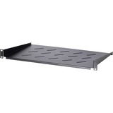 DSI 1U Legbord voor 450 mm diepe wandkasten - DS-FH1U300 inlegrooster Zwart, 485 x 300 x 44 mm