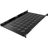 DSI 1U Verstelbaar legbord voor 710 mm tot 950 mm diepe serverkasten - DS-FO96 inlegrooster Zwart