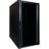 DSI 22U serverkast met glazen deur - DS6822 server rack Zwart, 600 x 800 x 1200mm