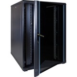 DSI 22U serverkast met glazen deur - DS8022 server rack Zwart, 800 x 1000 x 1200mm