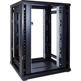 DSI 22U serverkast met glazen deur - DS8822 server rack Zwart, 800 x 1000 x 1200mm