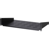 DSI 2U Legbord voor 450 mm diepe wandkasten - DS-FH2U300 inlegrooster Zwart, 485 x 300 x 88 mm