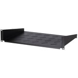 DSI 2U Legbord voor 450 mm diepe wandkasten - DS-FH2U350 inlegrooster Zwart, 485 x 350 x 88 mm