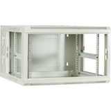 DSI 6U witte wandkast (kantelbaar) met glazen deur - DS6606W-DOUBLE server rack Wit, 600 x 600 x 368mm