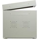 DSI 6U witte wandkast (kantelbaar) met glazen deur - DS6606W-DOUBLE server rack Wit, 600 x 600 x 368mm