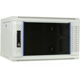 DSI 6U witte wandkast met glazen deur - DS6406W server rack Wit, 600 x 450 x 368mm