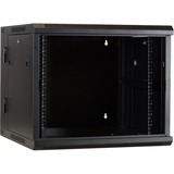 DSI 9U wandkast (kantelbaar) met glazen deur- DS6609-DOUBLE server rack Zwart, 600 x 600 x 500mm