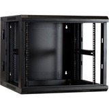 DSI 9U wandkast (kantelbaar) met glazen deur- DS6609-DOUBLE server rack Zwart, 600 x 600 x 500mm