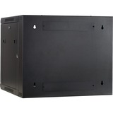 DSI 9U wandkast (kantelbaar) met glazen deur- DS6609-DOUBLE server rack Zwart, 600 x 600 x 500mm