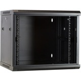 DSI 9U wandkast met glazen deur - DS6409 server rack Zwart, 600 x 450 x 500mm