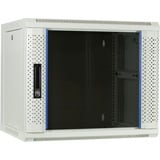 DSI 9U witte wandkast met glazen deur - DS6409W server rack Wit, 600 x 450 x 500mm