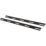 DSI L-profiel 2-pack geschikt voor 450 mm diepe wandkasten module Zwart, 2 stuks