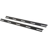 DSI L-profiel 2-pack geschikt voor 800 mm diepe serverkasten module Zwart, 2 stuks