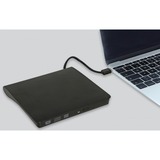 DeLOCK externe behuizing voor 5.25" Ultra Slim SATA-schijven Zwart