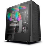 DeepCool MATREXX 55 Mesh ADD-RGB 4F Tower-behuizing Zwart | USB-A 2.0 | USB-A 3.2 (5 Gbit/s) | 2x Audio | Window-kit