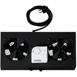 Digitus Topventilatoreenheid voor 483 mm (19") wandbehuizing inbouwafzuigkap Zwart