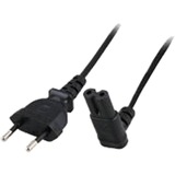 Diverse Euro plug - C7 90 - Voedingskabel, 2.0m