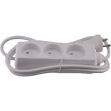 Exin Stekkerdoos 3-voudig, 1,5m Wit