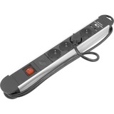 Exin Stekkerdoos 4-Voudig Randaarde, 2x USB Voor 4 stekkers, 2x USB