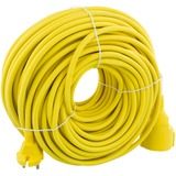 Exin Verlengsnoer, 40 meter verlengkabel Geel