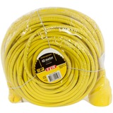 Exin Verlengsnoer, 40 meter verlengkabel Geel