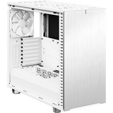 Fractal Design Define 7 Clear Tempered Glass Tower-behuizing Wit | 2x USB-A 2.0 | 2x USB-A 3.2 (5 Gbit/s) | USB-C 3.2 (10 Gbit/s) | 2x Audio | Window-kit