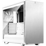 Fractal Design Define 7 Clear Tempered Glass Tower-behuizing Wit | 2x USB-A 2.0 | 2x USB-A 3.2 (5 Gbit/s) | USB-C 3.2 (10 Gbit/s) | 2x Audio | Window-kit