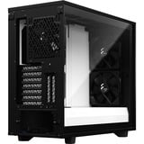 Fractal Design Define 7 Clear Tempered Glass midi tower behuizing Zwart/wit | 4x USB-A | 1x USB-C | Window