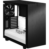 Fractal Design Define 7 Clear Tempered Glass midi tower behuizing Zwart/wit | 4x USB-A | 1x USB-C | Window