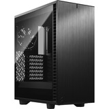 Fractal Design Define 7 Compact Dark Tempered Glass midi tower behuizing Zwart | 4x USB-A | 1x USB-C | Window