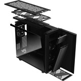 Fractal Design Define 7 XL Light Tempered Glass big tower behuizing Zwart | 4x USB-A | 1x USB-C | Window