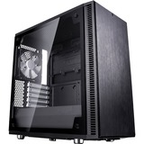 Fractal Design Define Mini C Tempered Glass tower-behuizing Zwart, 2x USB-A 3.2 (5 Gbit/s), 2x Audio, Window-kit