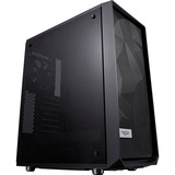 Fractal Design Meshify C Dark Tempered Glass midi tower behuizing Zwart | 2x USB-A | Window