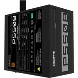 GIGABYTE GP-P550B, 550 Watt voeding  Zwart, 2x PCIe