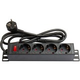 Good Connections 10" Stekkerdoos     SKS 1HE bk Zwart
