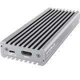 ICY BOX IB-1817Ma-C31 externe behuizing Zilver, USB-C 3.2 (10 Gbit/s)