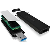 ICY BOX IB-1818-U31 externe behuizing Zwart