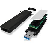 ICY BOX IB-1818-U31 externe behuizing Zwart