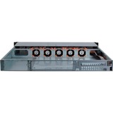 Inter-Tech 1U-10255 rack behuizing Zwart | 2x USB-A