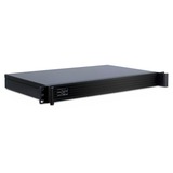 Inter-Tech 1U K-126L rack behuizing Zwart | 2x USB-A