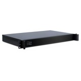 Inter-Tech 1U K-126L serverbehuizing Zwart, 2x USB-A 2.0