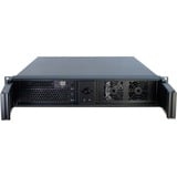 Inter-Tech 2U-2098-SL rack behuizing Zwart | 2x USB-A