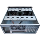 Inter-Tech 4U-4098-S rack behuizing Zwart | 2x USB-A