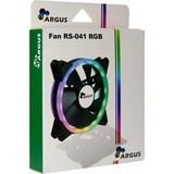 Inter-Tech ARGUS RS-041 RGB case fan Zwart, 4-pins PWM aansluiting